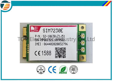 Módulo de la radio 4G LTE de PCIE de SIMCOM SIM7230E con MDM9225 el chipset 3.3V tamaño pequeño