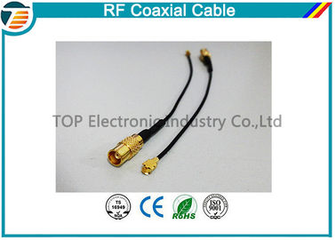 Cable coaxial al aire libre de banda ancha de ángulo recto del cable coaxial del RF para el coche