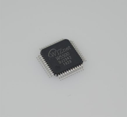 W5500 Chip TCP/IP cableado Interfaz SPI 10/100Mbps Ethernet 32KB Buffer 3.3V -40°C a +85°C