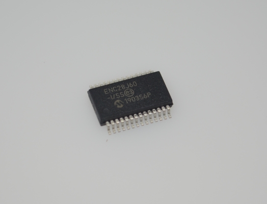 ENC28J60-I/SS Controlador Ethernet independiente 10Base-T Interfaz SPI 8KB Búfer 3.3V SSOP-28 -40°C a +85°C