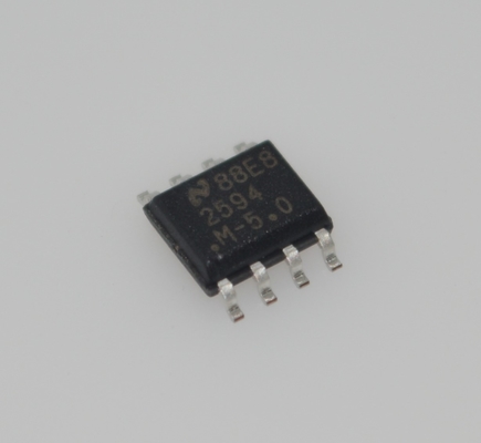 LM2594MX-5.0/NOPB Convertidor reductor de 5 V y 500 mA con amplio rango de entrada de 4,5 V a 40 V, 80 % de eficiencia, baja corriente en espera, apagado térmico, paquete TO-263 fácil de usar y salida fija estable