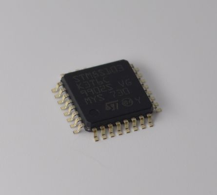 STM8S103K3T6C MCU de 8 bits con 8KB Flash 1KB RAM 16MHz Velocidad de 10 bits ADC 4 temporizadores UART/SPI/I2C 2.95V-5.5V Rango y paquete TSSOP de 20 pines