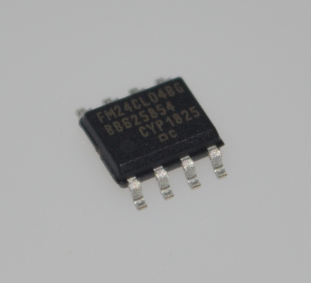 FM24CL04B-G FRAM de 4Kb y 5V con resistencia ilimitada, escrituras sin demora de 150ns, interfaz I2C de 1MHz, 10^14 ciclos de lectura/escritura, baja corriente en espera de 50μA y retención de datos de 40 años