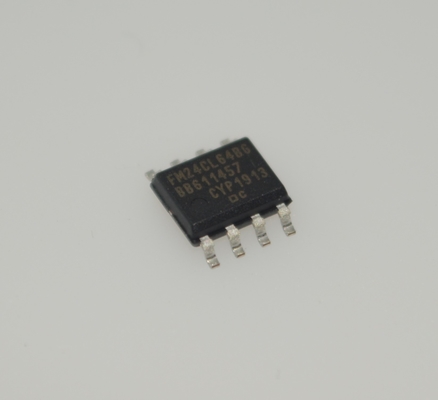 FM24CL64B-GTR F-RAM serie de 64Kb con resistencia ilimitada, 150ns sin retardo de escritura, interfaz I2C de 1MHz, 10^14 ciclos de lectura/escritura, operación de bajo consumo, suministro de 3.3V y retención de datos de 40 años