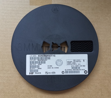 NSR0320MW2T1G Diodo Schottky de 30V/2A con VF Ultra-Baja y Alta Eficiencia, Calificado AEC-Q101, Paquete SMAFL Libre de Halógenos, MSL1, Rendimiento Térmico Superior para Aplicaciones Automotrices/Industriales