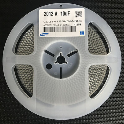 Alta capacidad 10μF X5S MLCC en 1206 Caso 10V Nivel de rendimiento estable Bajo ESR / ESL Diseño compacto Construcción libre de plomo Ideal para el amortiguamiento de CC-CC y el desacoplamiento avanzado