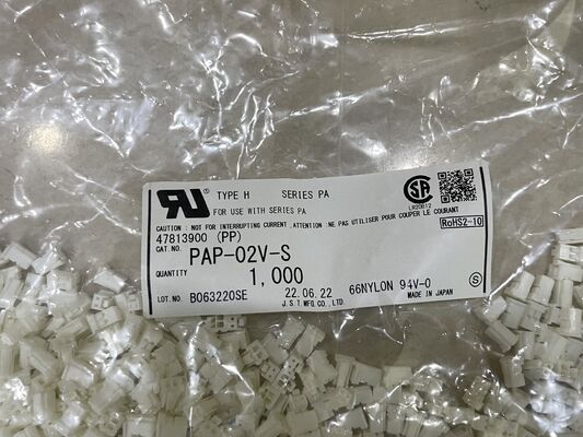 PAP-02V-S 2 Posición 2.0mm Conector de paso Casamiento de la serie PA Receptacle Crimp Termination Positive Lock Compacto 3A Nivel de 100V CA para aplicaciones de cable a tablero y de alta densidad