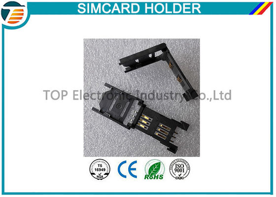 echada Sim Card Holder de los 2.54Mm