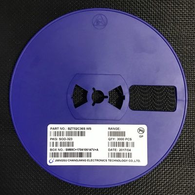 BZT52C36S Diodo Zener de 36V 500mW Potencia ±5% Tolerancia Paquete Miniatura SOD-323 Baja ZZT and ZZK, Ideal para Regulación de Voltaje y Protección contra Sobretensiones