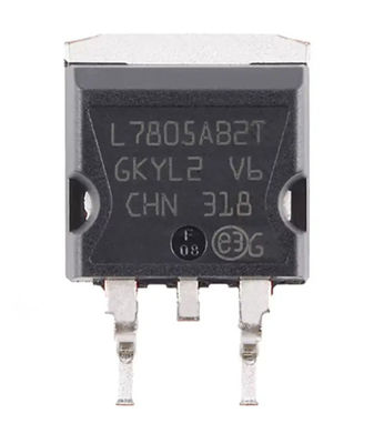 L7805ABD2T-TR 5V 1.5A Regulador de voltaje fijo TO-263-3 D2PAK (2 cables + pestaña) TO-263AB Protección térmica y de cortocircuito ± 2% Tolerancia de salida -40 °C a +125 °C Rango de grado automotriz