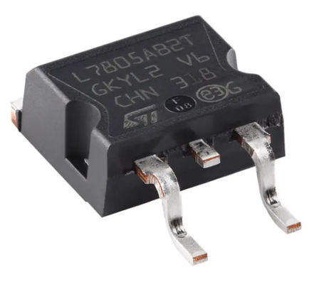 L7805ABD2T-TR 5V 1.5A Regulador de voltaje fijo TO-263-3 D2PAK (2 cables + pestaña) TO-263AB Protección térmica y de cortocircuito ± 2% Tolerancia de salida -40 °C a +125 °C Rango de grado automotriz