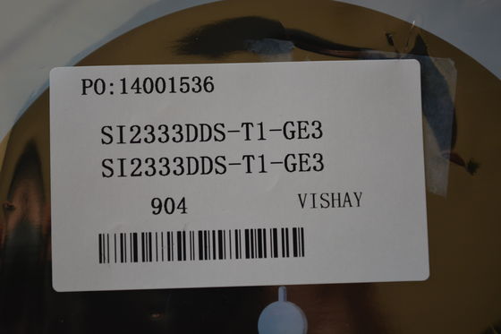 SI2333DDS-T1-GE3 MOSFET de canal P de 20 V, corriente continua de 4,1 A, 0,045 Ω Rds(on), accionamiento de nivel lógico de 1,8 V, TO-236-3 SC-59 SOT-23-3, -55 °C a +150 °C, calificado AEC-Q101