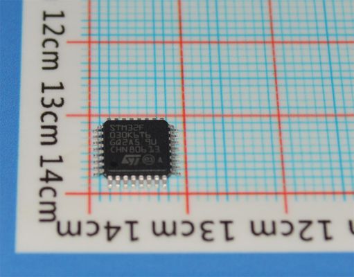 STM32F030K6T6 MCU Cortex-M0 de 48 MHz, 32 KB Flash, 4 KB RAM, ADC de 12 bits, 16 GPIOs, LQFP-32, 2.4-3.6V, -40°C a +85°C, Rentable