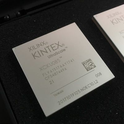 XCKU085-2FLVA1517I FPGA Kintex UltraScale con 6.8M celdas lógicas, transceptores de 16 Gbps, 1517-Pin FCBGA, -40°C a +100°C