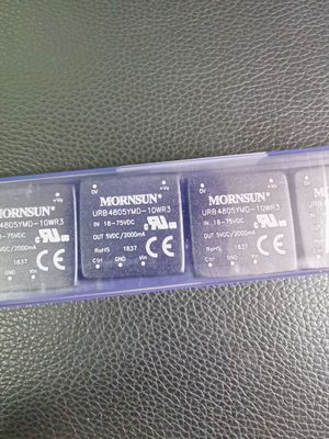 URB4805YMD-10WR3 Convertidor DC-DC 5V 10W 4:1 de entrada amplia (9-36V) 94% de eficiencia SIP-7 -40°C a +85°C