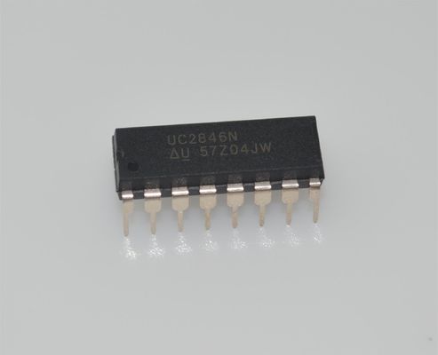 UC2846N Controlador PWM de modo de corriente 500kHz, 8-40V Entrada 1A Totem Pole DIP-16 -40°C a +85°C