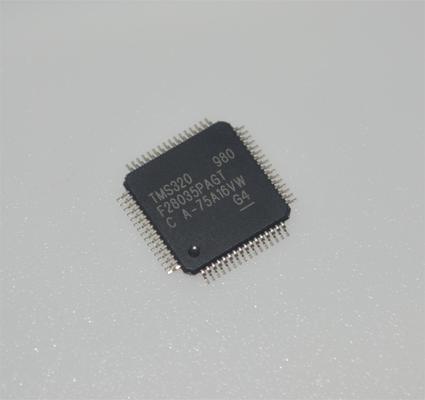 TMS320F28035PAGT MCU C2000 de 60MHz, 128KB Flash, ADC de 12 bits, 16 PWM, TQFP-64, -40°C a +105°C
