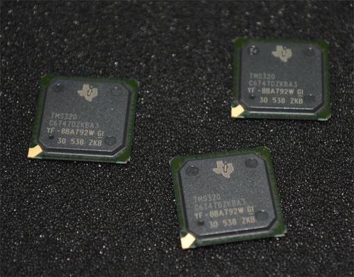 TMS320C6747DZKBA3 DSP de doble núcleo a 456MHz 3648MBPS 32KB de caché L1 256KB de RAM BGA-256 -40°C a +100°C DSP industrial