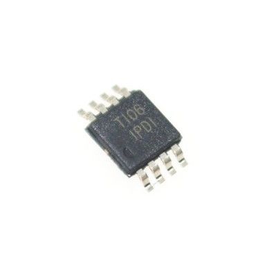 INA826AIDGKR Amplificador de instrumentación de precisión con bajo ruido, salida de carril a carril, amplio rango de alimentación, baja potencia, alto CMRR y paquete MSOP-8 pequeño