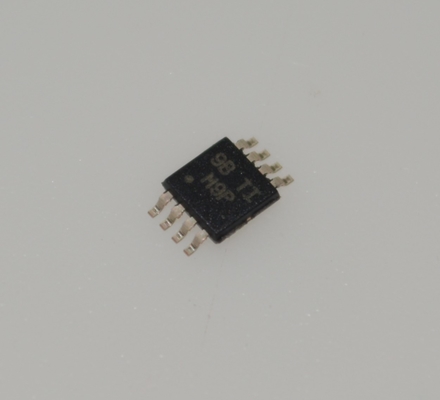 Comparador diferencial dual LM393DGKR con bajo consumo (0,8 mA), amplio rango de alimentación (2 V-36 V), salidas de colector abierto, protección ESD y encapsulado VSSOP-8