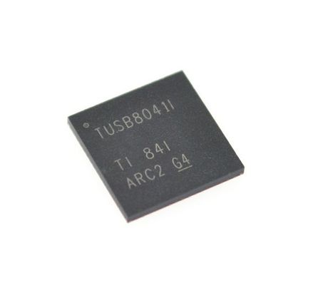 TUSB8041IRGCR Concentrador USB 3.0 de 4 puertos con velocidad de 5 Gbps, bajo consumo, compacto, QFN, temperatura industrial, protección ESD y Plug-and-Play