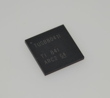 TUSB8041IRGCR Concentrador USB 3.0 de 4 puertos con velocidad de 5 Gbps, bajo consumo, compacto, QFN, temperatura industrial, protección ESD y Plug-and-Play