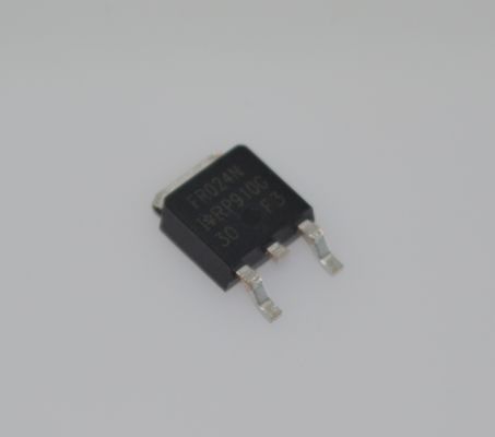 IRFR024NTRPBF MOSFET de canal N de 55V 24A con RDS(on) ultra bajo de 0.028Ω, velocidad de conmutación rápida, probado al 100% en avalancha, paquete DPAK compacto, sin plomo y conforme con RoHS