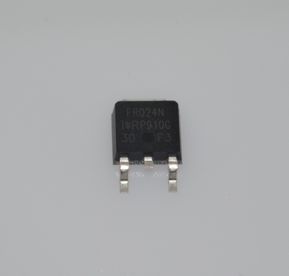 IRFR024NTRPBF MOSFET de canal N de 55V 24A con RDS(on) ultra bajo de 0.028Ω, velocidad de conmutación rápida, probado al 100% en avalancha, paquete DPAK compacto, sin plomo y conforme con RoHS