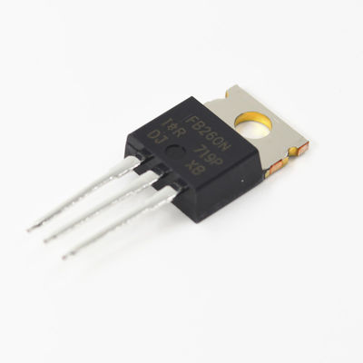IRFB260NPBF 200V 46A MOSFET 36mΩ RDS ((on) Conmutación rápida a 220 Avalanche Calificado Ideal para convertidores de potencia y motores