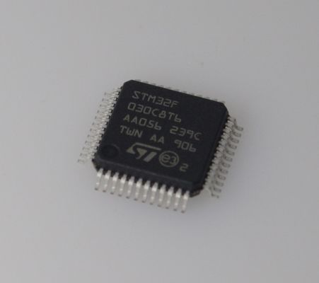 STM32F030C8T6 MCU Cortex-M0 de 48MHz, 64KB Flash, 8KB RAM, ADC de 12 bits, bajo costo, tolerante a 5V, 37 GPIO y amplio rango de temperatura para diseños embebidos robustos