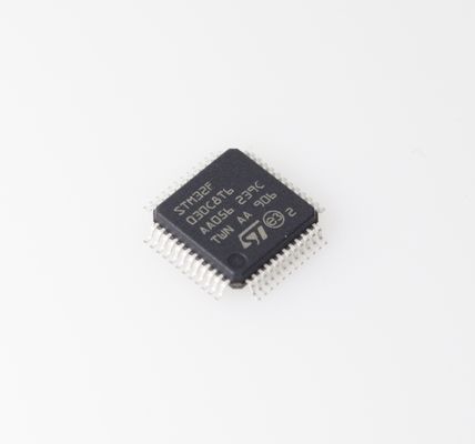 STM32F030C8T6 MCU Cortex-M0 de 48MHz, 64KB Flash, 8KB RAM, ADC de 12 bits, bajo costo, tolerante a 5V, 37 GPIO y amplio rango de temperatura para diseños embebidos robustos