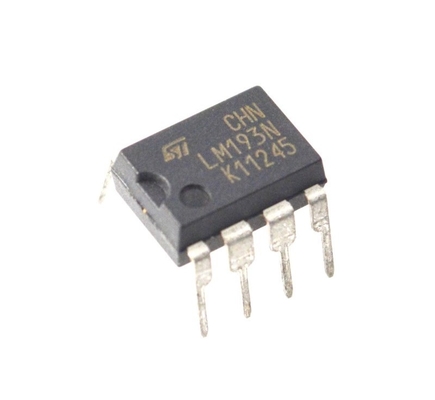 LM193N Comparador de doble diferencial Amplio rango 2V-36V Bajo 2mA Salidas de corriente de colector abierto Rápida respuesta de 1.3μs paquetes TO-5 / DIP - Ideal para sistemas de control industrial / automático