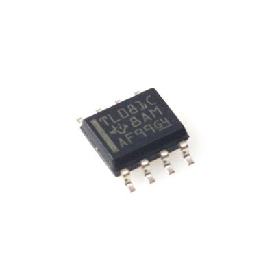 TL081CDR Op-Amp de entrada JFET de alta velocidad con ancho de banda de 3MHz 13V/μs tasa de deslizamiento Bajo ruido Ampliación ±18V de suministro Alta gama de entrada Z e temperatura industrial para circuitos analógicos de precisión