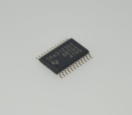 TPA3123D2PWPR Clase D Amp 15W Estéreo 92% Eficiencia 8-26V Protección térmica de entrada ancha Baja THD + N Inicio sin pop Compacto TSSOP-28 EMI Audio Hi-Fi reducido