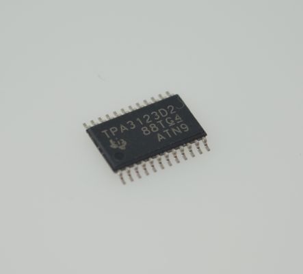 TPA3123D2PWPR Clase D Amp 15W Estéreo 92% Eficiencia 8-26V Protección térmica de entrada ancha Baja THD + N Inicio sin pop Compacto TSSOP-28 EMI Audio Hi-Fi reducido