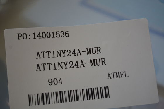 ATTINY24A-MUR Microcontrolador AVR de 8 bits con 2KB de Flash, velocidad de 12MHz, 128B de EEPROM, 12 pines de E/S, funcionamiento de 1.8V-5.5V, -40°C a +85°C y ultra bajo consumo para diseños compactos