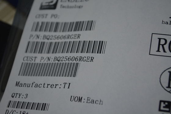 BQ25606RGER 3A IC de carga rápida con 3.9V-14V Control de entrada I2C 30V OVP NVDC Ruta de alimentación 3mm × 3mm QFN 92% Eficiencia MOSFET integrados y regulación térmica