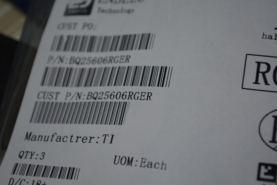 BQ25606RGER 3A IC de carga rápida con 3.9V-14V Control de entrada I2C 30V OVP NVDC Ruta de alimentación 3mm × 3mm QFN 92% Eficiencia MOSFET integrados y regulación térmica