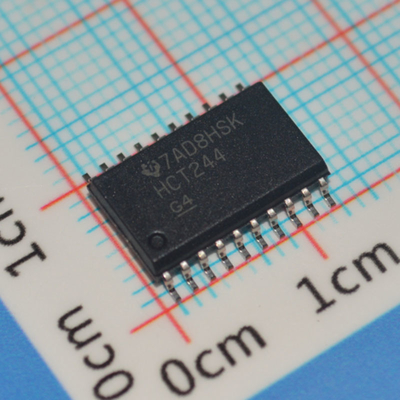 SN74HCT244DWR Buffer octal de 3 estados/conductor de línea con velocidad HCT Compatibilidad LSTTL Salidas de alta corriente Amplio voltaje de funcionamiento y retrasos de propagación equilibrados