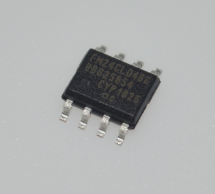 FM24CL04B-G FRAM de 4Kb y 5V con resistencia ilimitada, escrituras sin demora de 150ns, interfaz I2C de 1MHz, 10^14 ciclos de lectura/escritura, baja corriente en espera de 50μA y retención de datos de 40 años