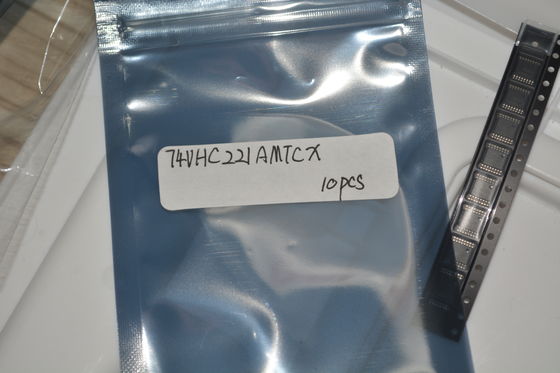 74VHC221AMTCX Multivibrador Monoestable Dual con Operación de 2-5.5V Entradas Tolerantes a 5.5V Impulso de Salida de 25mA Ancho de Pulso <10ns Función de Reinicio Bajo Consumo de Energía y Paquete TSSOP-16