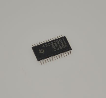 MSP430G2553IPW28R: 16MHz 16-bit Ultra-Low-Power MCU with 16KB Flash, 512B RAM, 10-bit ADC, Timer, UART/SPI/I2C, On-chip Emulation & Extended Temp Range for Embedded Systems