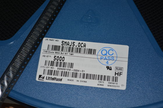 SMAJ5.0CA 5.0V TVS Diode with 600W Peak Power Bidirectional Protection Low Clamping Voltage Ultra-Fast Response SOD-123FL Package AEC-Q101 Qualified High Surge Capability and RoHS Compliance