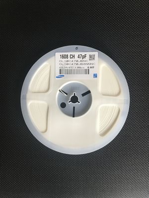 CL10C470JB8NNNC MLCC 47pF Ceramic Capacitor ±5% Tolerance 50V Rating C0G Dielectric 0402 Case Stable -55°C to +125°C Range High Q Value RoHS Compliant Tape & Reel Packaging