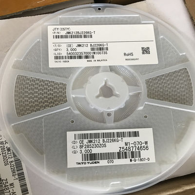 JMK212BJ226KG-T 22μF MLCC 6.3V Rating X5R Dielectric 0805 Case 10% Tolerance High Capacitance Density General Purpose RoHS Compliant for Consumer Electronics