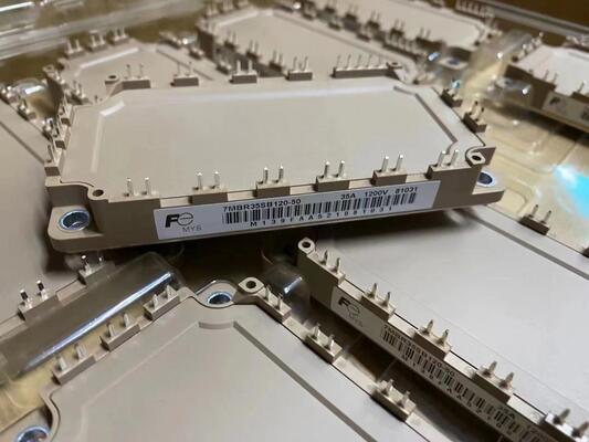7MBR35SB120-50 1200V/35A Módulo IGBT de siete en uno Circuito de frenado integrado Incorporado en NTC VCE bajo (sat) Conmutación de alta velocidad Estructura compacta de grado industrial para unidades de CA y sistemas UPS