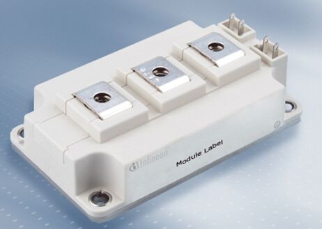 FF100R12KS4 Módulo IGBT 3 en 1 de 1200V/100A con Chopper de Freno Integrado, Baja VCE(sat), Conmutación de Alta Velocidad, Baja Pérdida, NTC Incorporado, Placa Base Aislada para Accionamientos Industriales e Inversores Solares