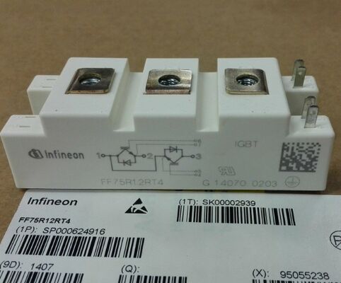 FF75R12RT4 Módulo IGBT de 1200V 75A Baja Vce(sat) Alta robustez contra cortocircuitos Baja pérdida de conmutación Alto aislamiento Para accionamientos industriales e inversores UPS
