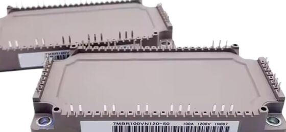 7MBR100VN120-50 Módulo PIM de 1200V 100A con rectificador e inversor integrados, baja pérdida, alto aislamiento, NTC incorporado, paquete compacto para accionamientos de motores industriales y SAI