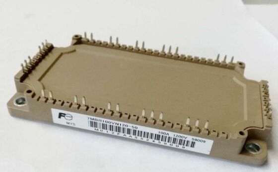 7MBR100VN120-50 Módulo PIM de 1200V 100A con rectificador e inversor integrados, baja pérdida, alto aislamiento, NTC incorporado, paquete compacto para accionamientos de motores industriales y SAI